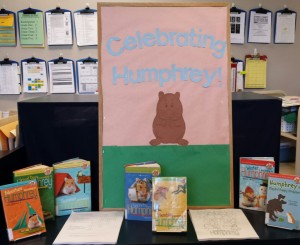 Celebrating Humphrey book display